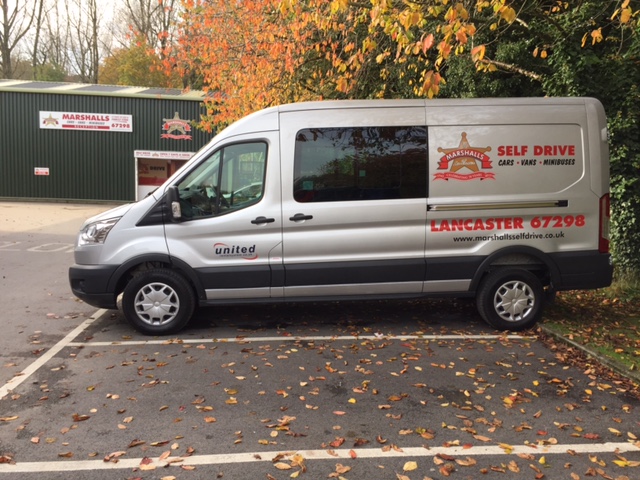 Marshalls van sales hire